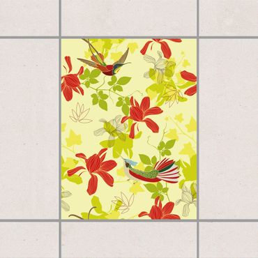 Tile sticker - Island of the birds of paradise