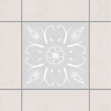 Tile sticker - Bandana Light Grey