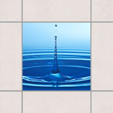 Tile sticker - Drop With Waves