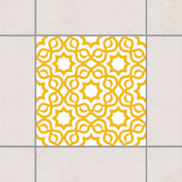 Tile sticker - Islamic White Melon Yellow