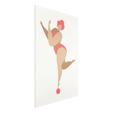 Print on forex - Miss Dance Pink