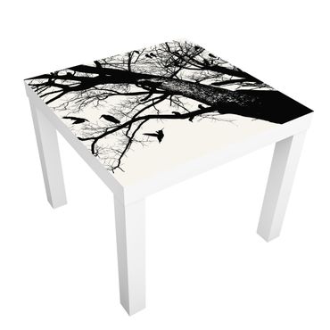 Adhesive film for furniture IKEA - Lack side table - Vintage Tree in the Sky