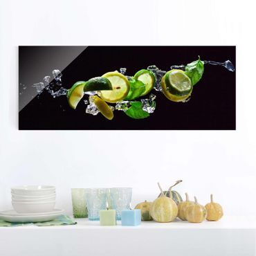 Glass print - Mojito Ingredients