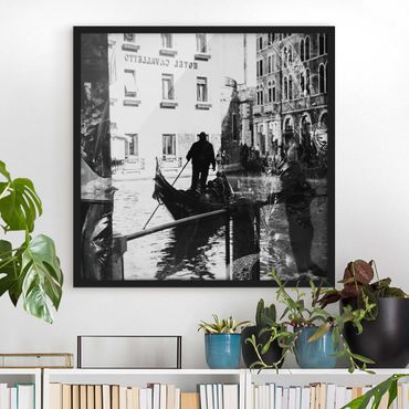 Framed poster - Venice Reflections