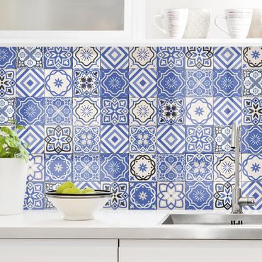 Kitchen wall cladding - Mediterranean Tile Pattern