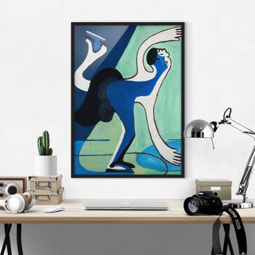 Framed poster - Ernst Ludwig Kirchner - The Ice Skater