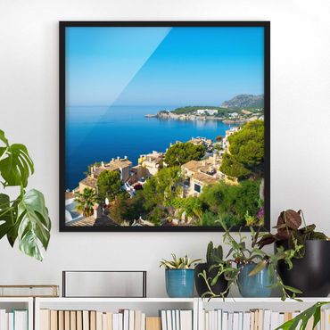 Framed poster - Cala Fornells In Mallorca