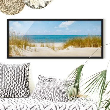 Framed poster - Beach On The North Sea