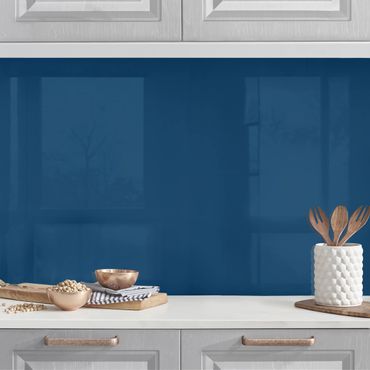 Kitchen wall cladding - Prussian Blue