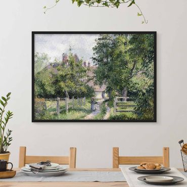 Framed poster - Camille Pissarro - Saint-Martin Near Gisors