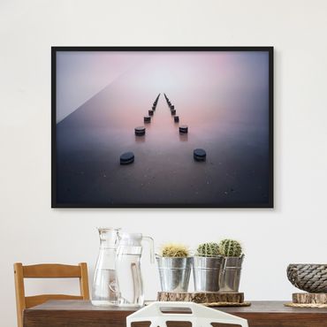 Framed poster - Zen On The Beach