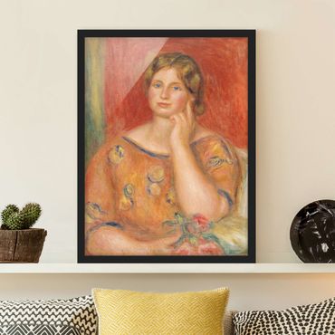 Framed poster - Auguste Renoir - Mrs. Osthaus