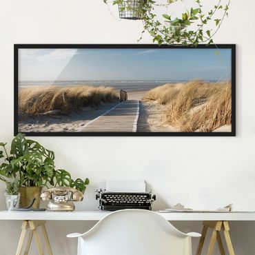 Framed poster - Baltic Sea Beach