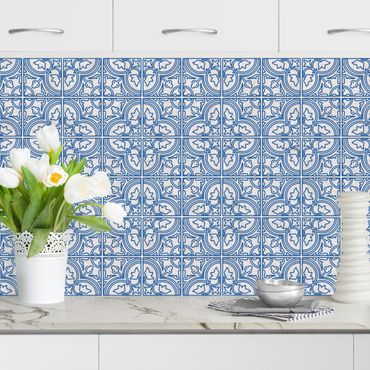 Kitchen wall cladding - Faro Blue