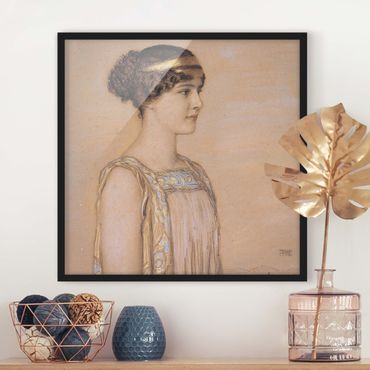 Framed poster - Portrait of Mary in a Greek Costume