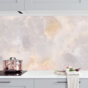 Kitchen wall cladding - Onyx Marble