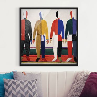 Framed poster - Kasimir Malewitsch - The Athletes