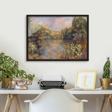 Framed poster - Auguste Renoir - Lakeside Landscape