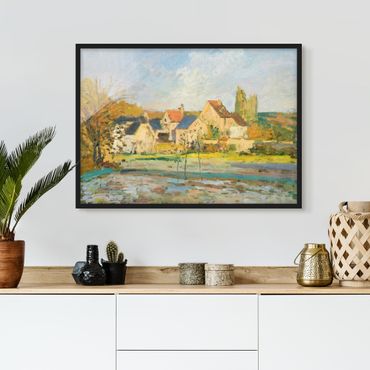 Framed poster - Camille Pissarro - Landscape Near Pontoise