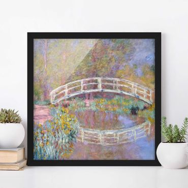 Framed poster - Claude Monet - Bridge Monet's Garden