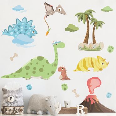 Wall sticker - Dinosaur set