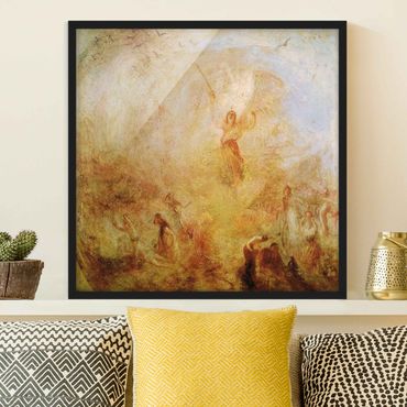 Framed poster - William Turner - The Angel Standing in the Sun