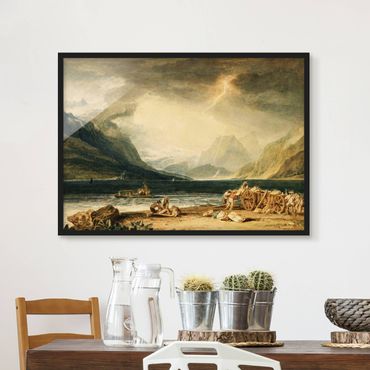 Framed poster - William Turner - The Lake of Thun, Switzerland