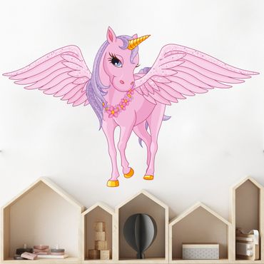Wall sticker - Unicorn with wing