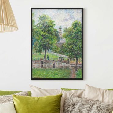 Framed poster - Camille Pissarro - Saint Anne's Church, Kew, London