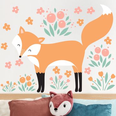 Wall sticker - Forest Friends with Fox