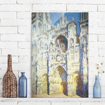 Glass print - Claude Monet - Portal of the Cathedral of Rouen