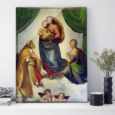 Glass print - Raffael - The Sistine Madonna