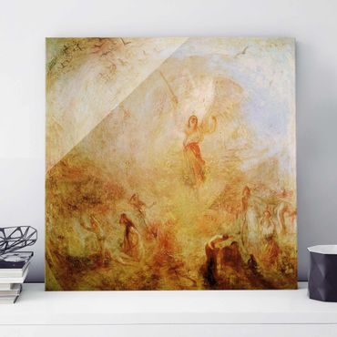 Glass print - William Turner - The Angel Standing in the Sun