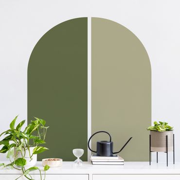 Wall sticker - Semi-arc Set Dark Green - Olive
