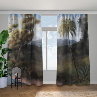 Curtain - Picturesque Vintage Jungle