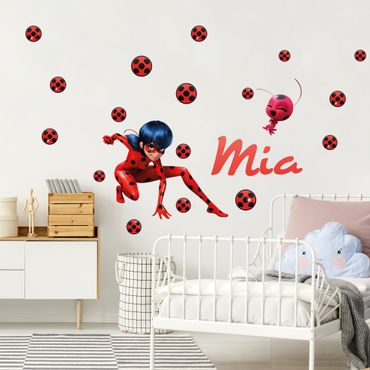 Wall Sticker  - Miraculous Ladybug Customised Name