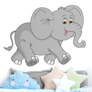 Wall sticker - No.13 Happy Elephant