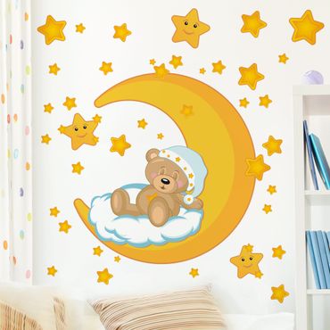 Wall sticker - Teddy starry sky dream mega set