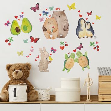Wall sticker - Mr. & Mrs. Panda - Couples in Love