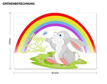 Wall sticker - Happy Easter Bunny