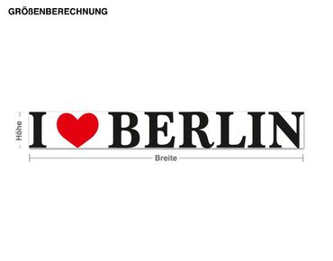 Wall sticker - I Love Berlin
