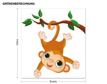 Wall sticker - Climbing Monkey