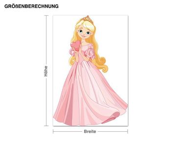 Wall sticker - Princess With Heart