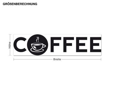 Wall sticker - Coffee with Coffee Mug