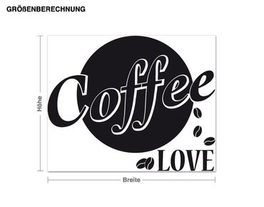 Wall sticker - Coffee Love