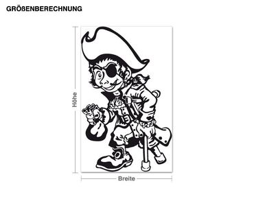 Wall sticker - One-legged pirate