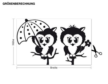 Wall sticker - Happy owls
