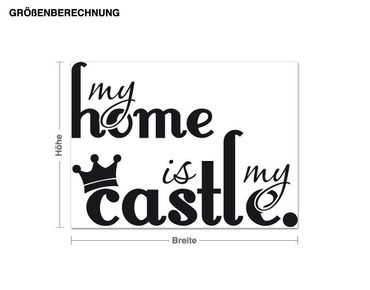 Wall sticker - My Home is ...