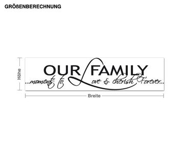 Wall sticker - Our Family