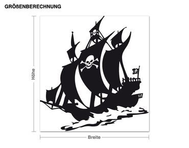 Wall sticker - Pirates at sea
